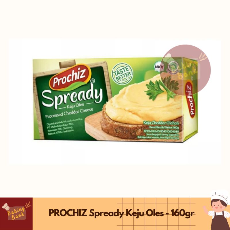 Jual Keju PROCHIZ Spready Keju Oles Cream Cheese PROCHIZ 160 Gr ...