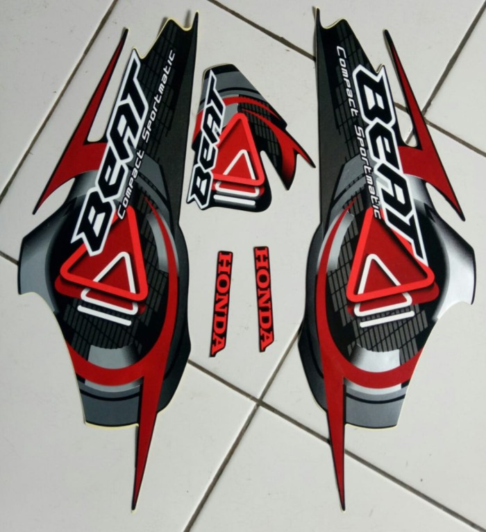 Jual stiker striping honda beat karbu 2009 2010 - Hitam | Shopee Indonesia
