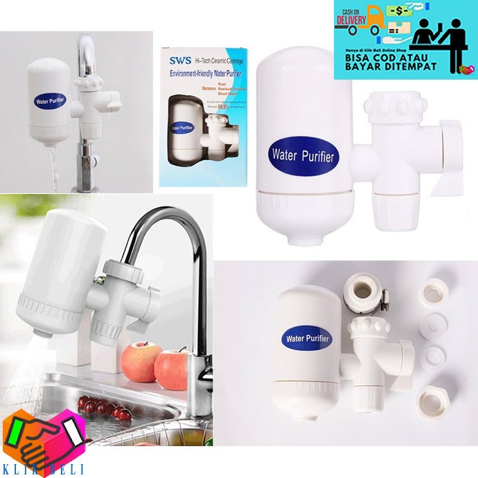 Jual Termurah Sws Water Filter Air Water Purifier Penyaring Keran Cartridge Carbon Best Produk