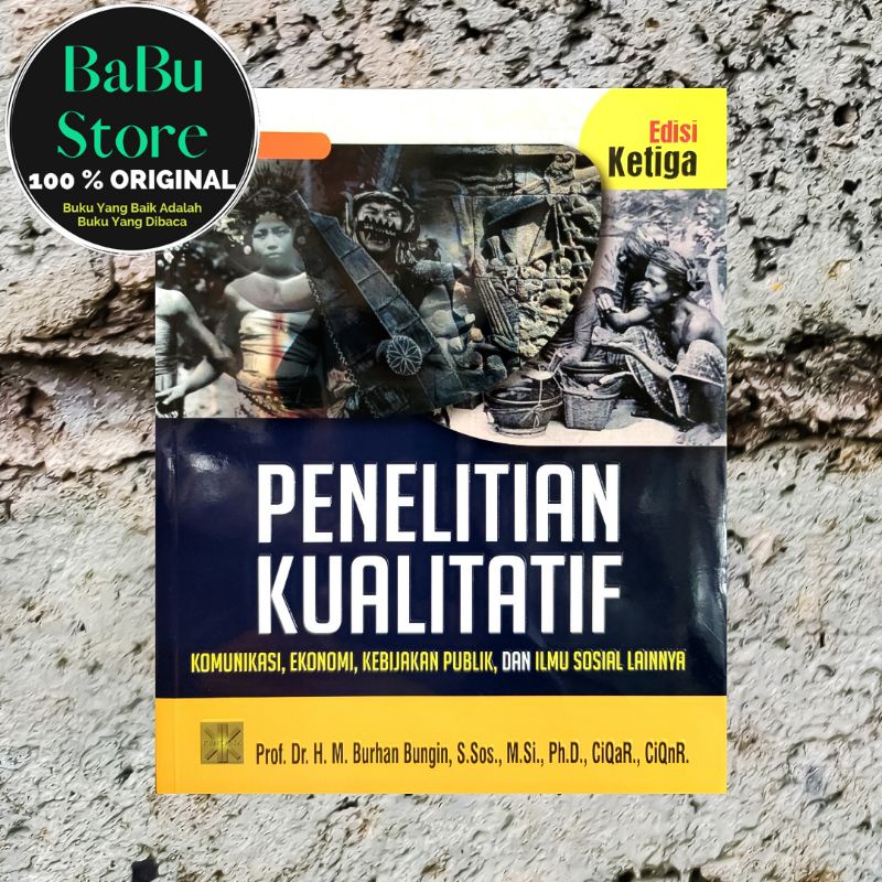 Jual Buku PENELITIAN KUALITATIF - M Burhan Bungin - PRENADA ORIGINAL ...