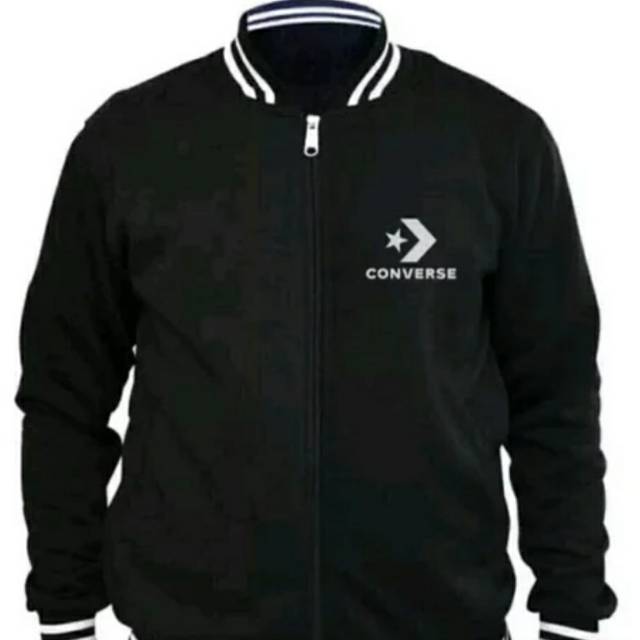 Jaket store baseball converse