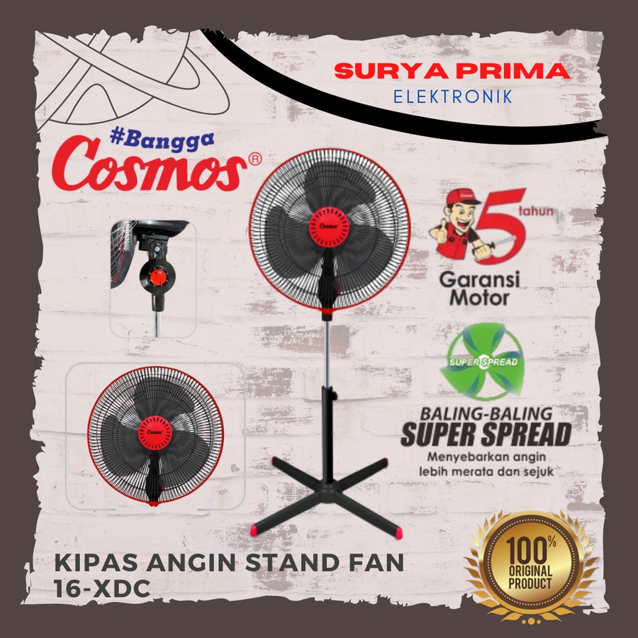 Jual Kipas Angin Cosmos 16 Xdc Electric Stand Fan Shopee Indonesia 6186