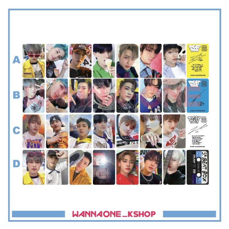 NCT NCT127 NCTDREAM beatbox トレカ NCT DREAM｜韓国2集のリパッケージ盤『Beatbox』 (Photobook Ver