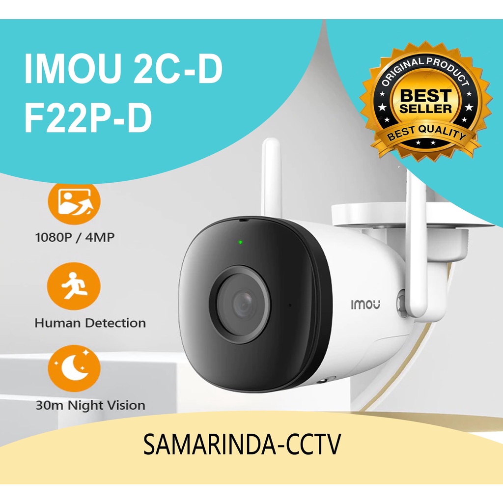 Jual IPCF22P Bullet 2C 1080p Imou Network IP CAMERA WIRELESS WIFI