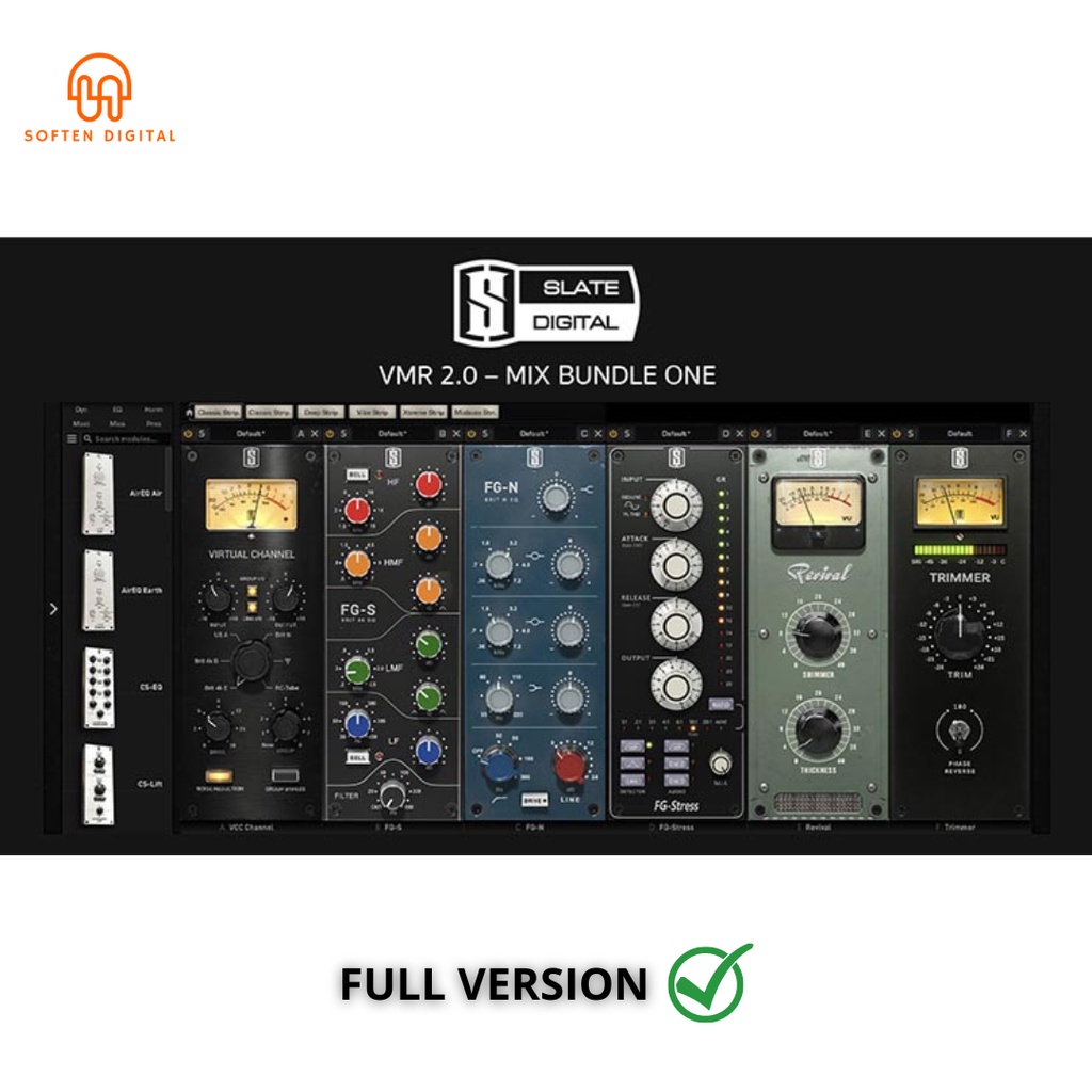 Jual Slate Digital VMR Complete v2 VST Plugins create the channel ...