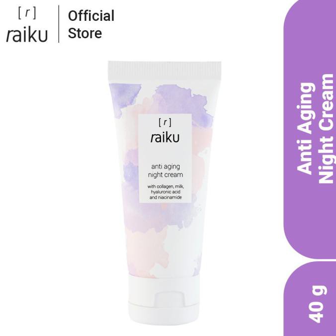 Jual RAIKU ANTI AGING NIGHT CREAM ( 40 gr ) | Shopee Indonesia