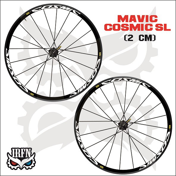 Jual Stiker Decal Rim Mavic Cosmic SL lebar 2cm roadbike fixedgear ...
