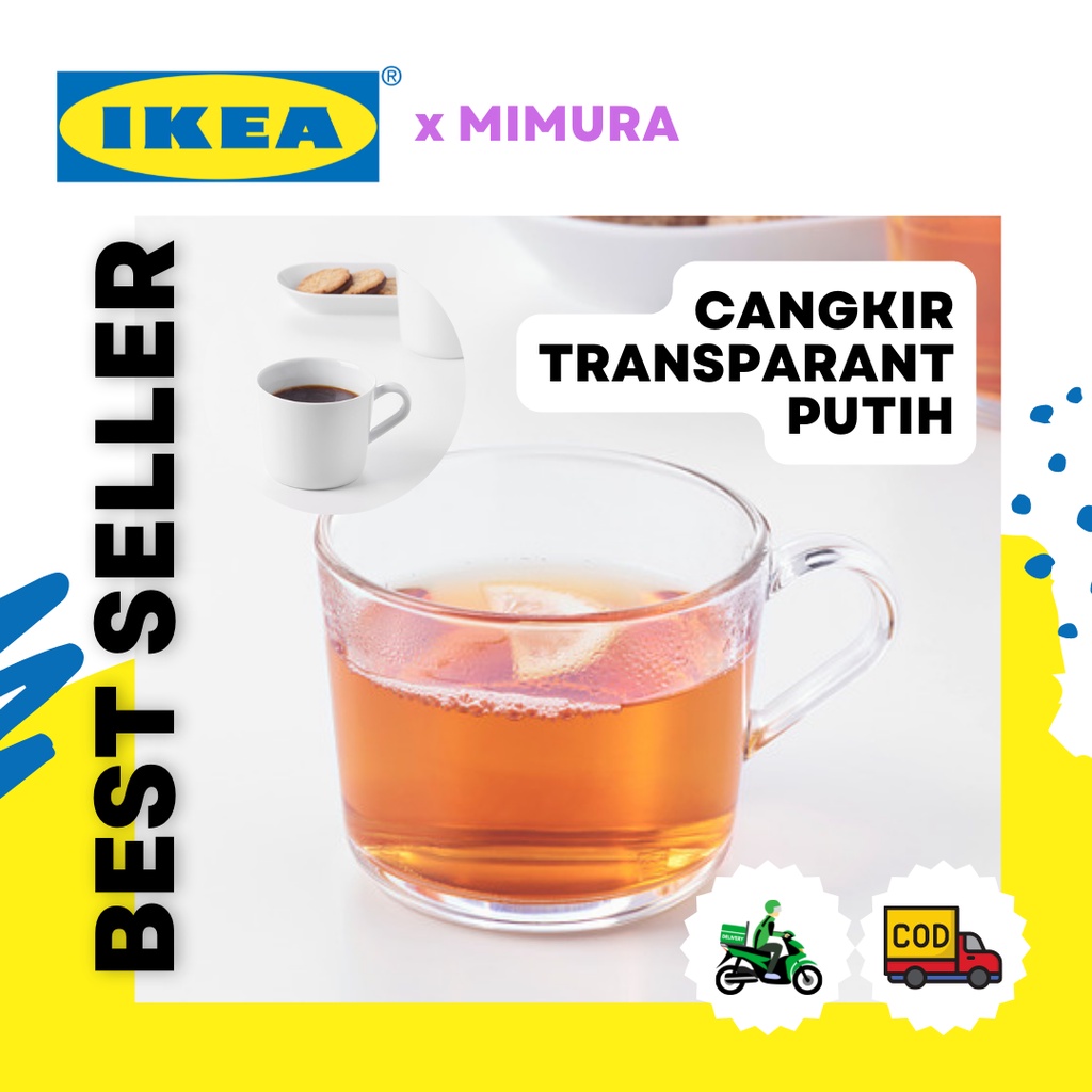 Jual Gelas Cangkir Mug Teh Kopi Keramik Ikea Shopee Indonesia