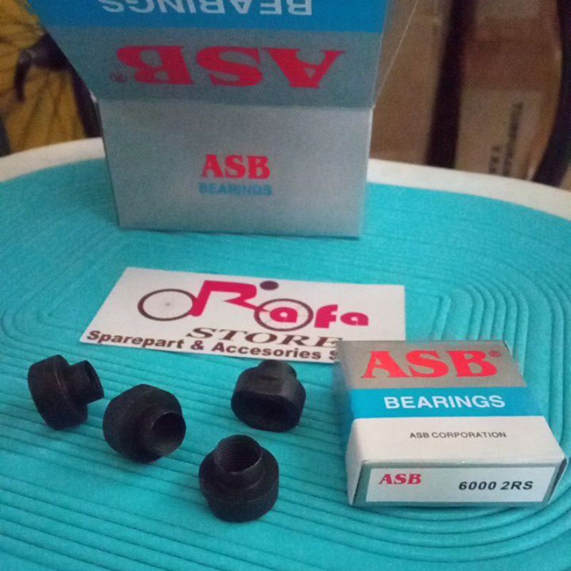 Jual Bearing 6000 2RS & kones As roda sepeda Laker as sepeda | Shopee ...