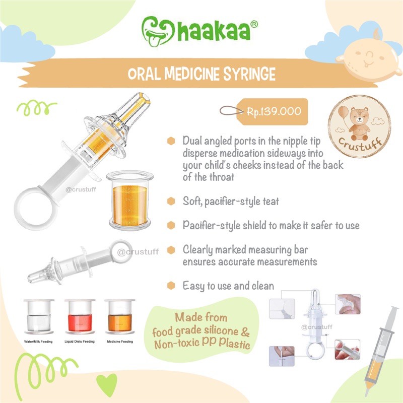 Jual Haakaa oral medical syringe Shopee Indonesia