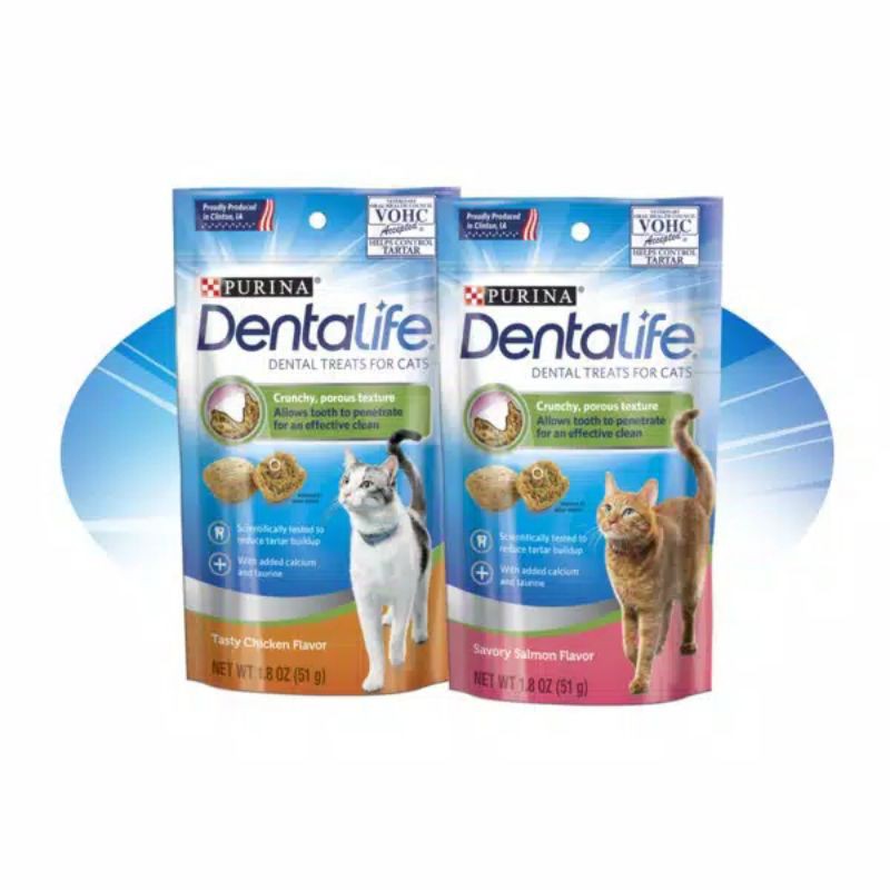 Jual PURINA DENTALIFE DAILY ORAL CARE & DENTAL TREATS FOR CATS ( 51 GRAM ). Shopee Indonesia