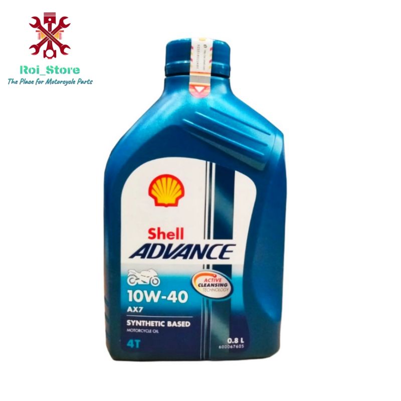 Jual Oli Shell Advance AX7 SAE 10W-40 800 ml | Shopee Indonesia