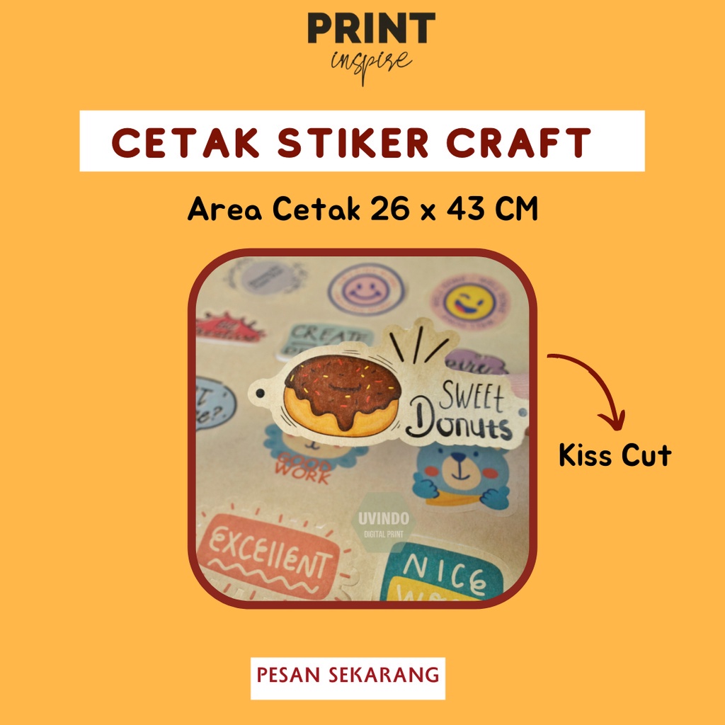 Jual Stiker Lembar Kraft A3/ Label Kraft A3 Cutting | Shopee Indonesia