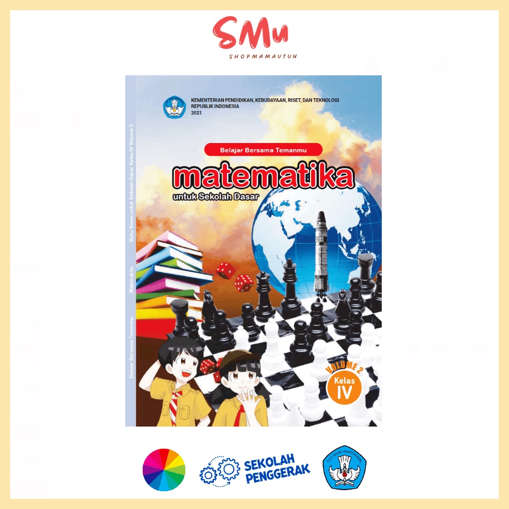 Jual Buku Matematika : Belajar Bersama Temanmu Vol.2 SD / MI Kelas 4 ...