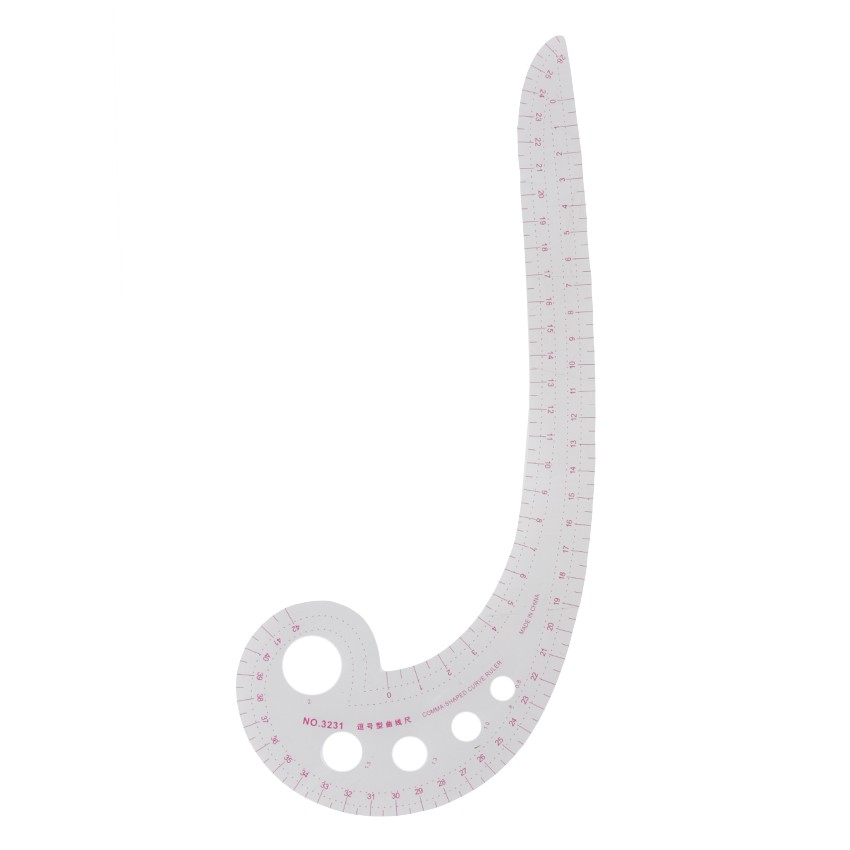 Jual Penggaris Jahit Koma - Quilting Ruler - Comma Shaped Ruler No ...