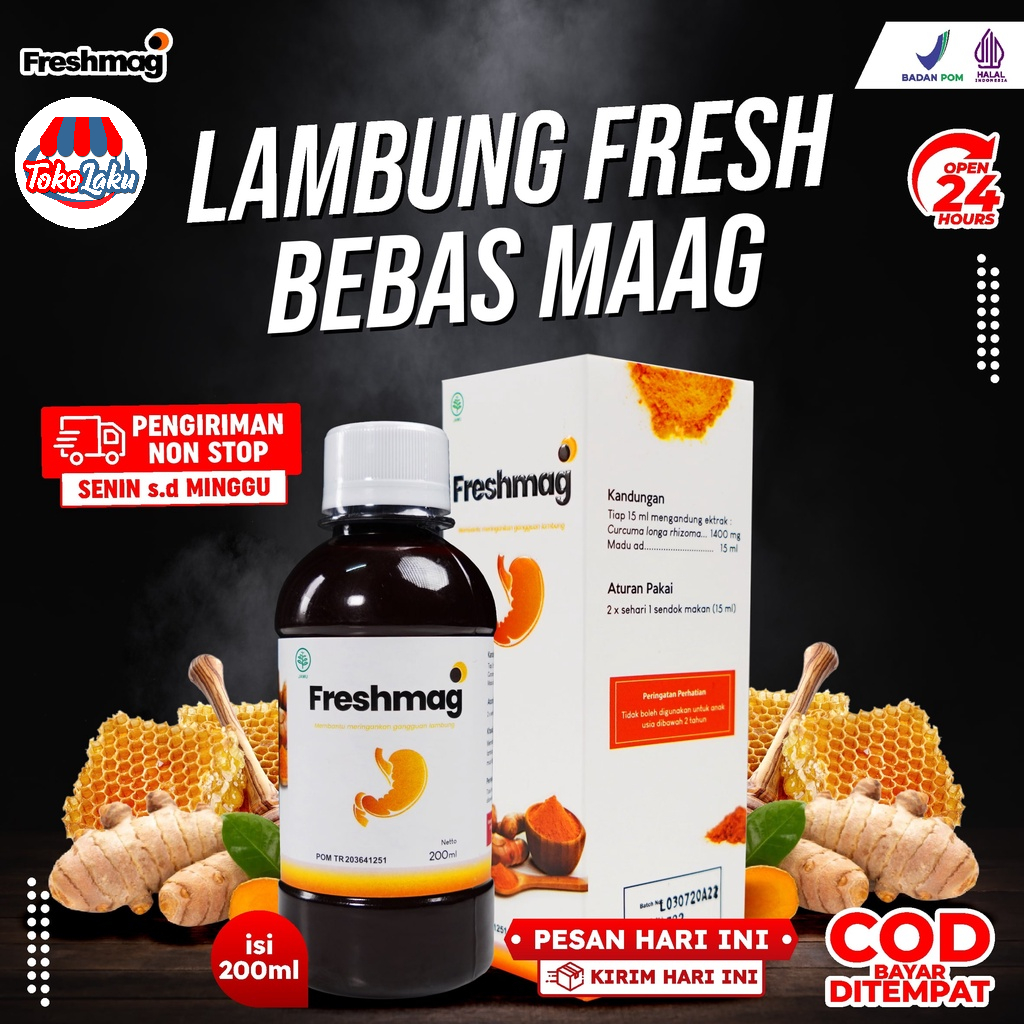 Jual Original Freshmag Madu Herbal Fresh Maag Presmag Fresmag Solusi Atasi Asam Lambung Mual