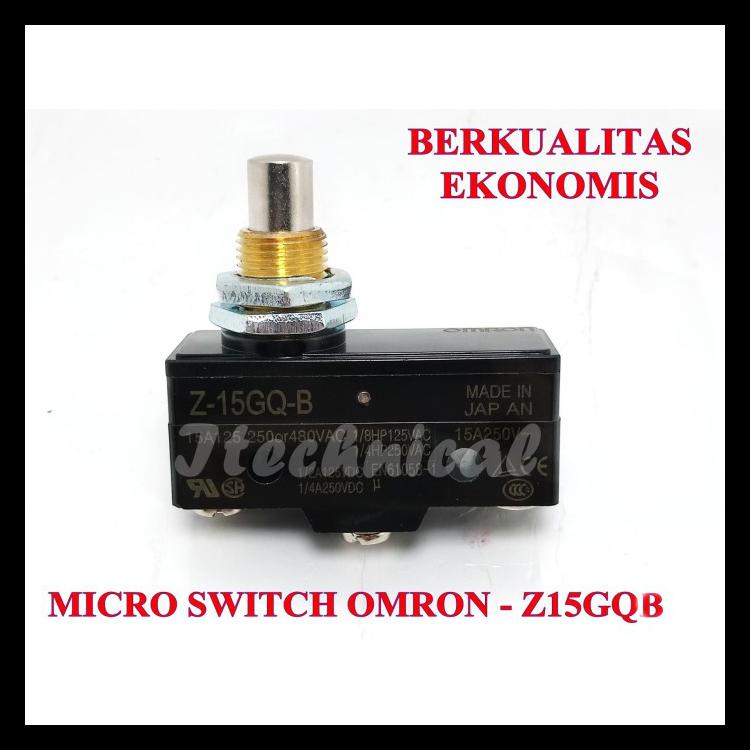 Jual MICRO SWITCH OMRON Z-15GQ-B / LIMIT SWITCH OMRON Z15GQB TERLARIS ...