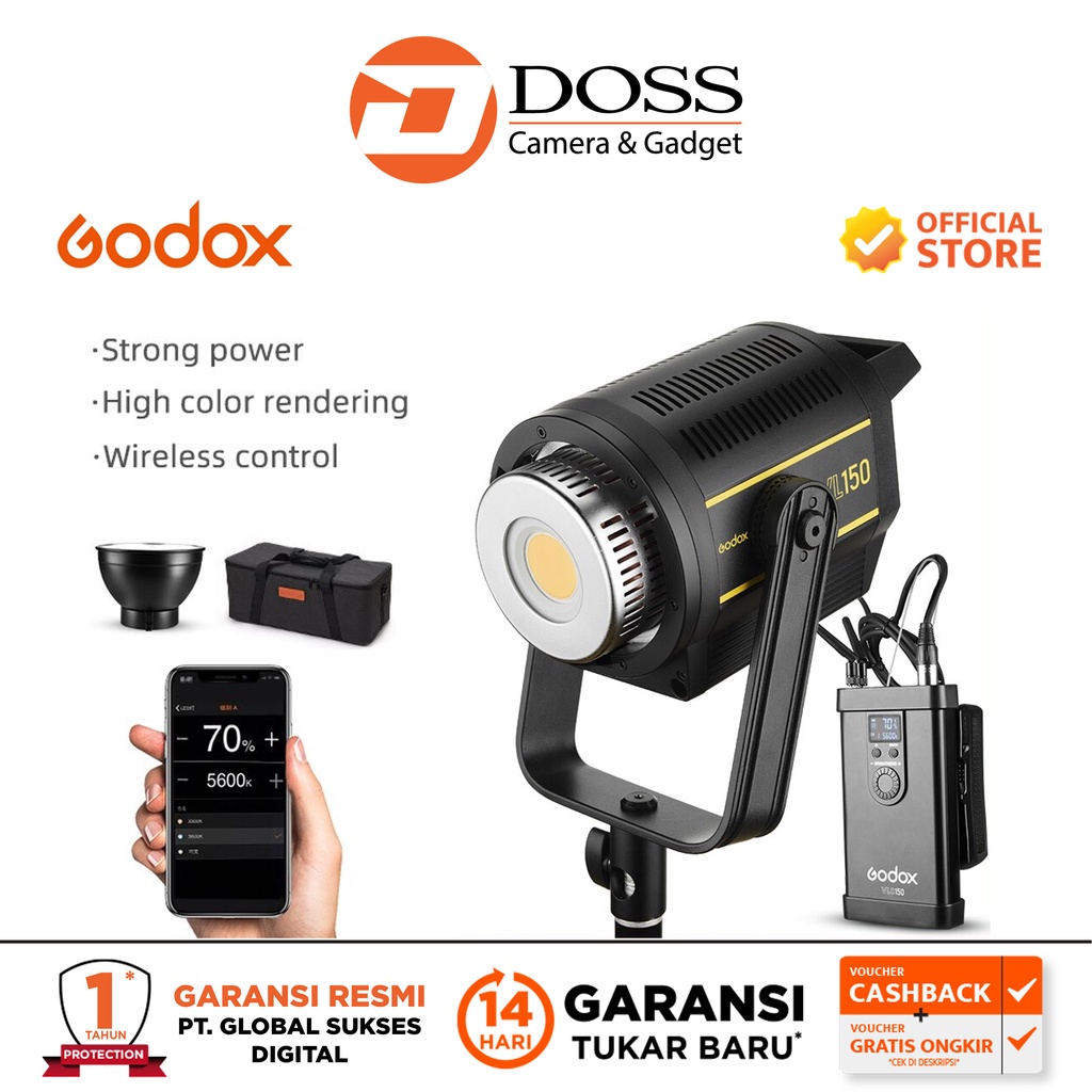 Jual Godox VL150 LED Video Light Shopee Indonesia