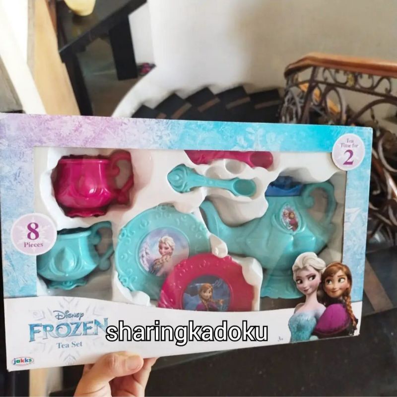 Jual mainan frozen tea set anna elsa jakks | Shopee Indonesia