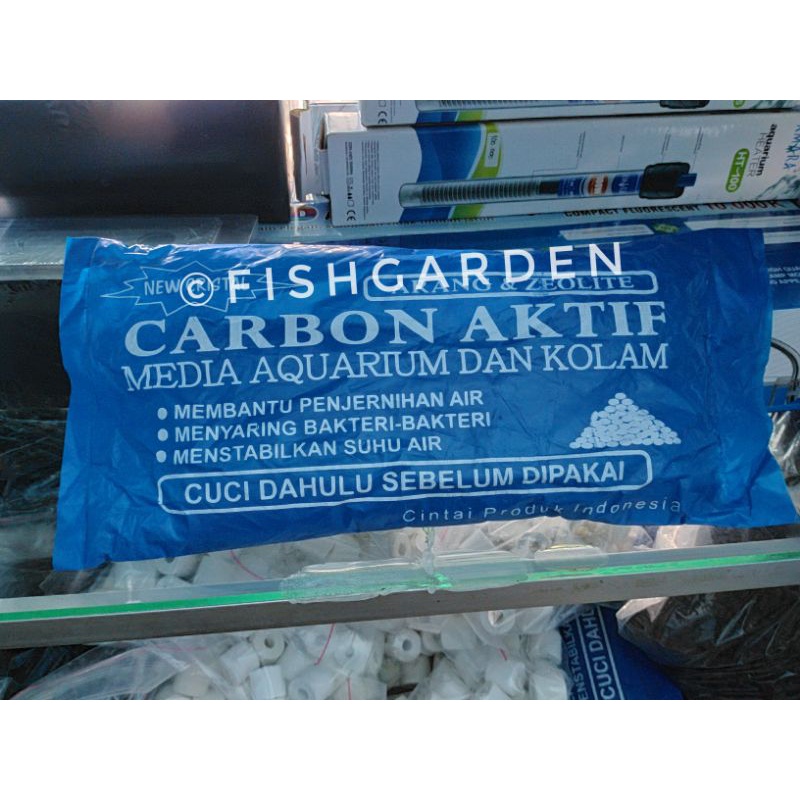 Jual Karbon Aktif Carbon Active Arang Aktif Media Aquarium Dan Kolam Arang Aktif Dan