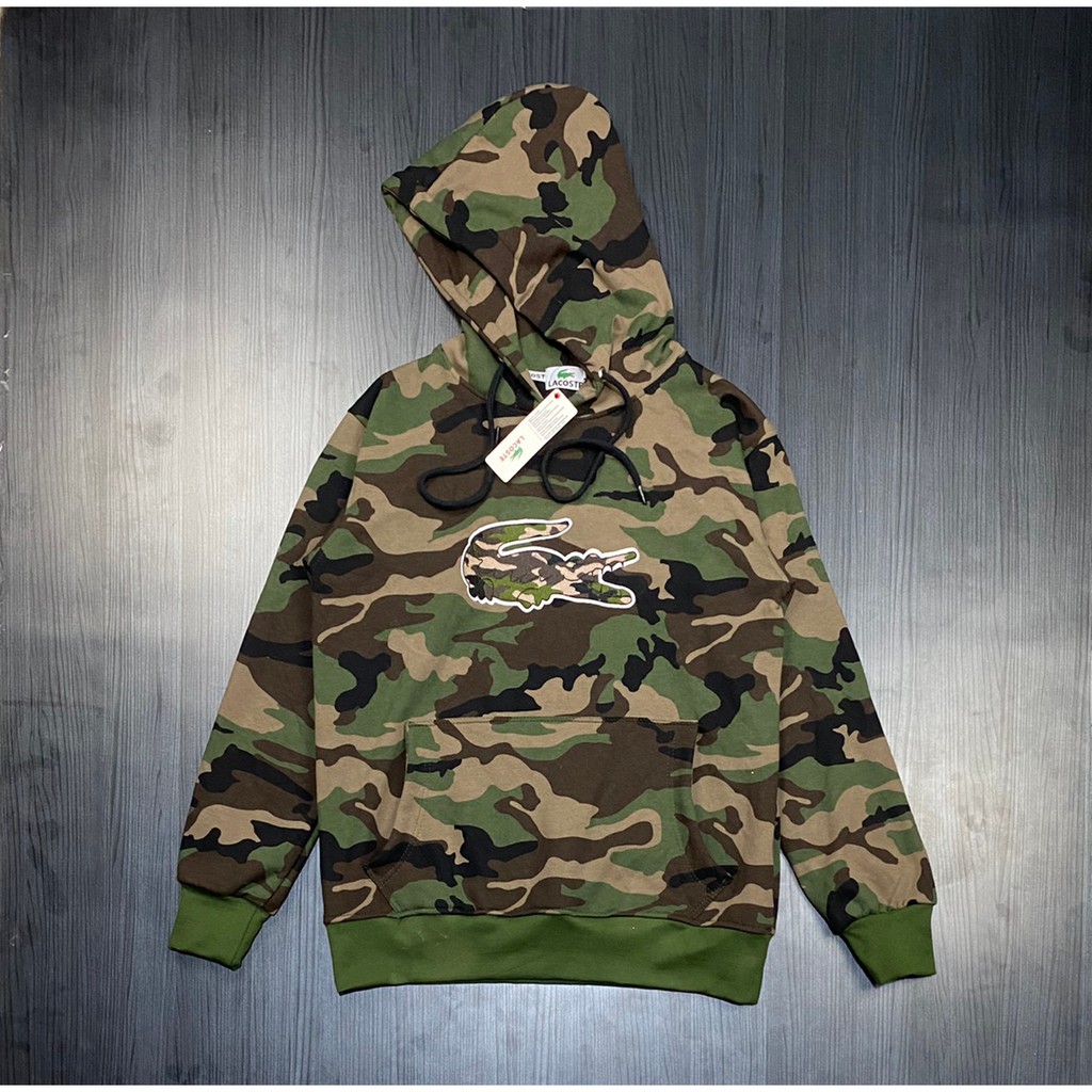 HOODIE LACOSTE CAMO PREMIUM