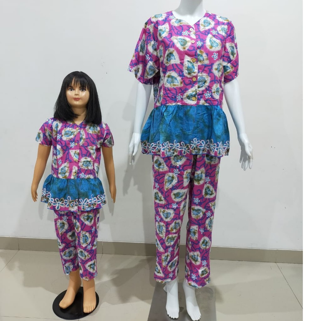 Jual JESS || BAJU TIDUR COUPLE IBU DAN ANAK LD 110 (IBU) DAN LD 74(ANAK