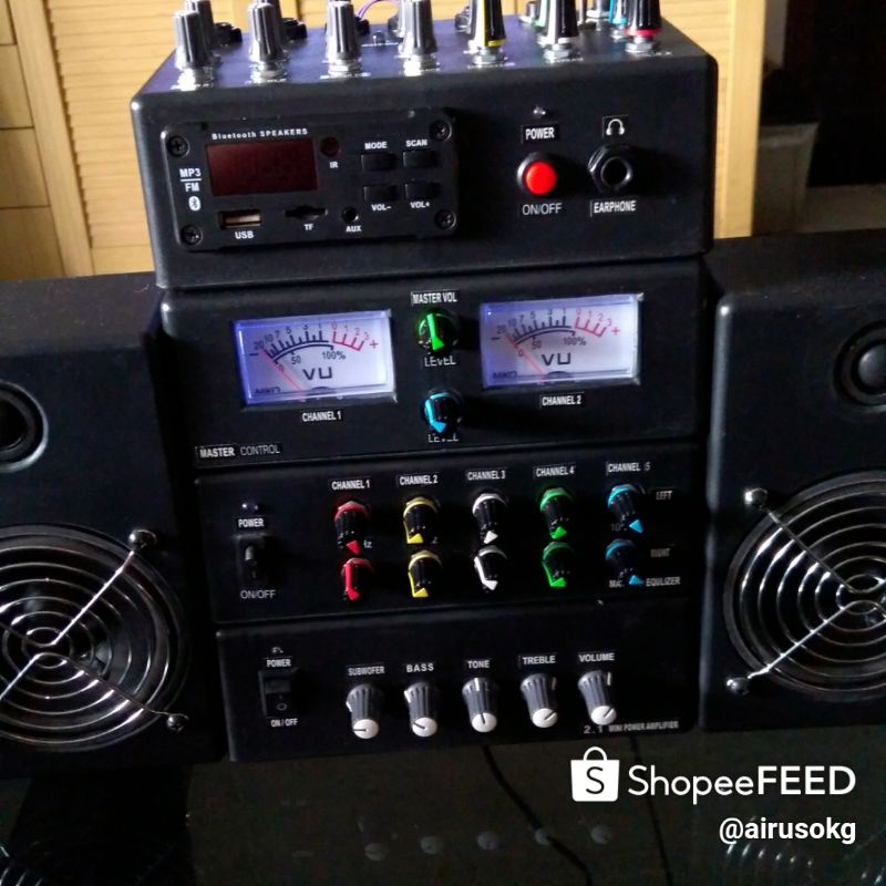 Jual Mini Sound Sistem RMS 350W (full set not speaker) | Shopee Indonesia