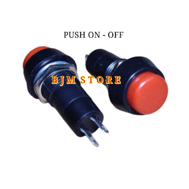 Jual SAKLAR PUSH ON - OFF - SWITCH PUSH ON OFF BULAT | Shopee Indonesia