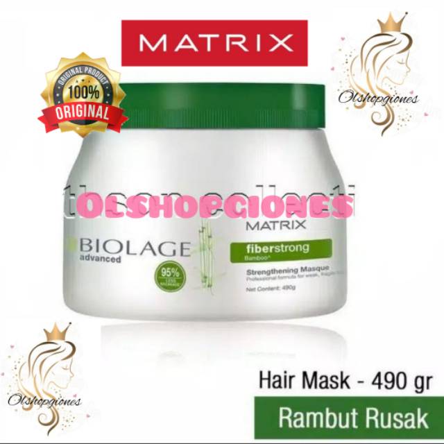Jual Matrix Biolage Fiberstrong Hair Mask masker rambut rusak putus