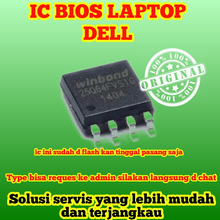 Jual ic bios laptop merk dell siap pakai | Shopee Indonesia