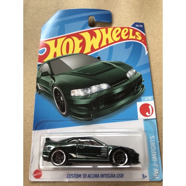 Jual Hot Wheels Custom 2001 Acura Integra GSR hijau | Shopee Indonesia
