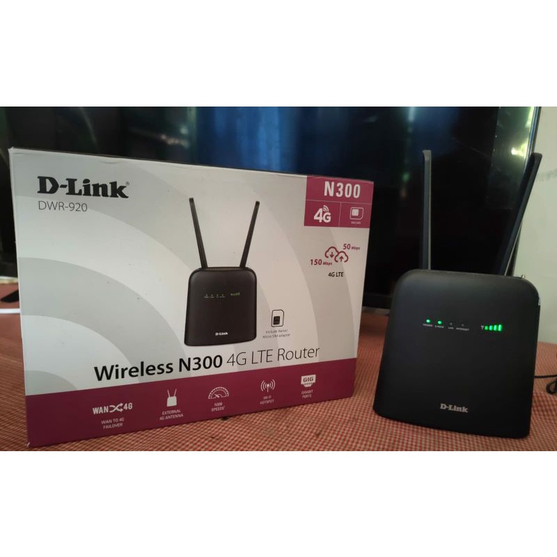 Jual modem router Gigabyte N300 Dwr920 Shopee Indonesia
