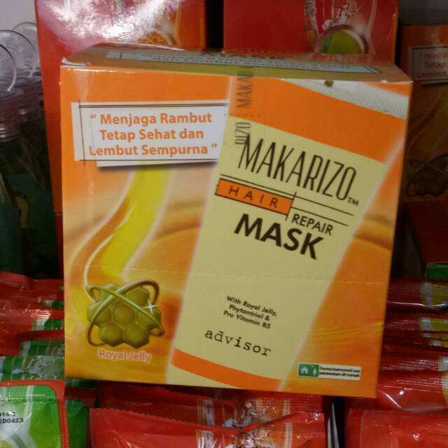 Jual Makarizo hair repair mask ( 12 sachet ) | Shopee Indonesia