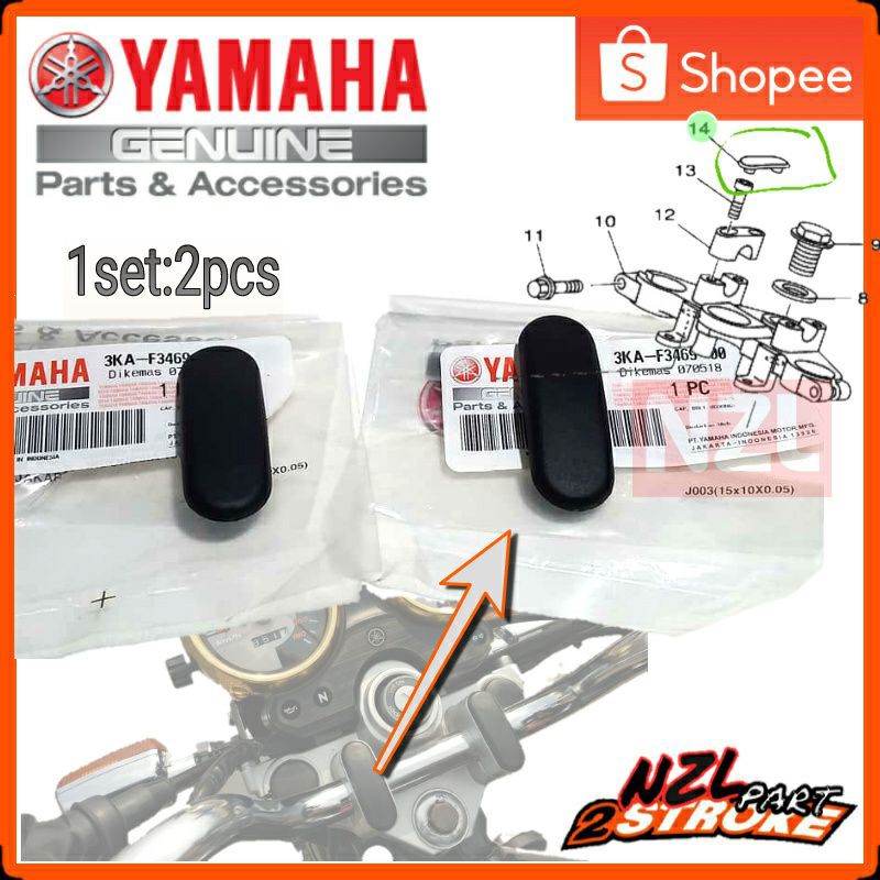 Jual Karet Cap Tutup Penutup Baut Riser Reser Stang Rx King Original Yamaha Nzl Part Shopee