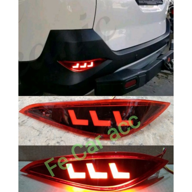 Jual LAMPU REFLEKTOR RUNNING BUMPER BEMPER BELAKANG MOBIL ALL NEW RUSH ...