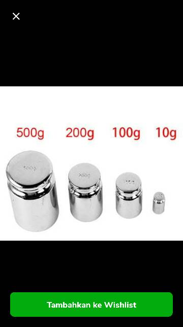 Jual Bandul Timbangan 1g / 2g / 1kg / 2kg Chrome Batu Anak Timbangan ...