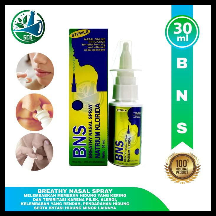 Jual BANTING HARGA BNS Breathy Nasal Spray - Semprot hidung 30 ml ...