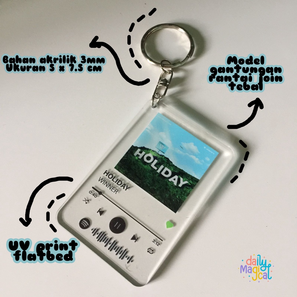 Jual [ WINNER - 4th Mini Album ] Holiday & I love U - Acrylic Spotify ...