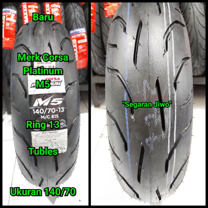 Jual Ban Tubles Motor Matic Ring Ukuran Merk Corsa Platinum M Ban Belakang Yamaha