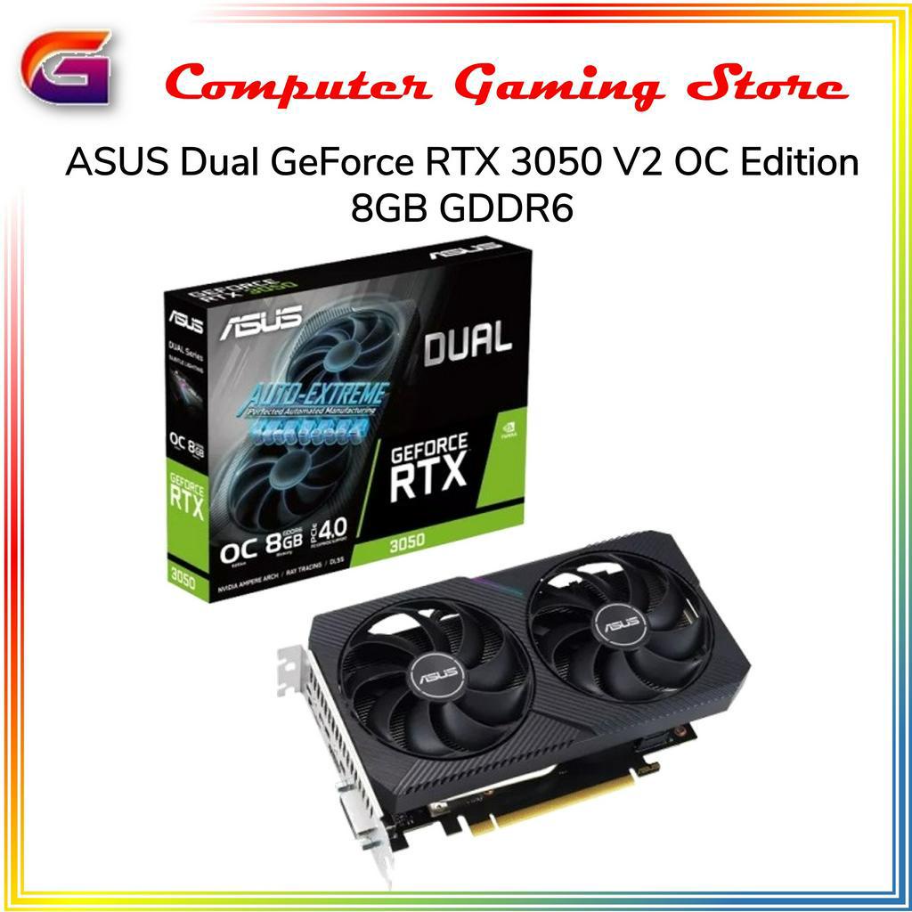 Jual ASUS Dual GeForce RTX 3050 V2 OC Edition 8GB GDDR6 | Shopee Indonesia