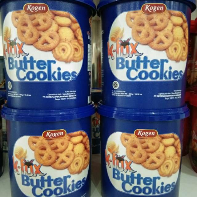 Jual Kogen Butter Cookies (netto 300gr)- Biskuit Khong Guan Kogen K-fox ...