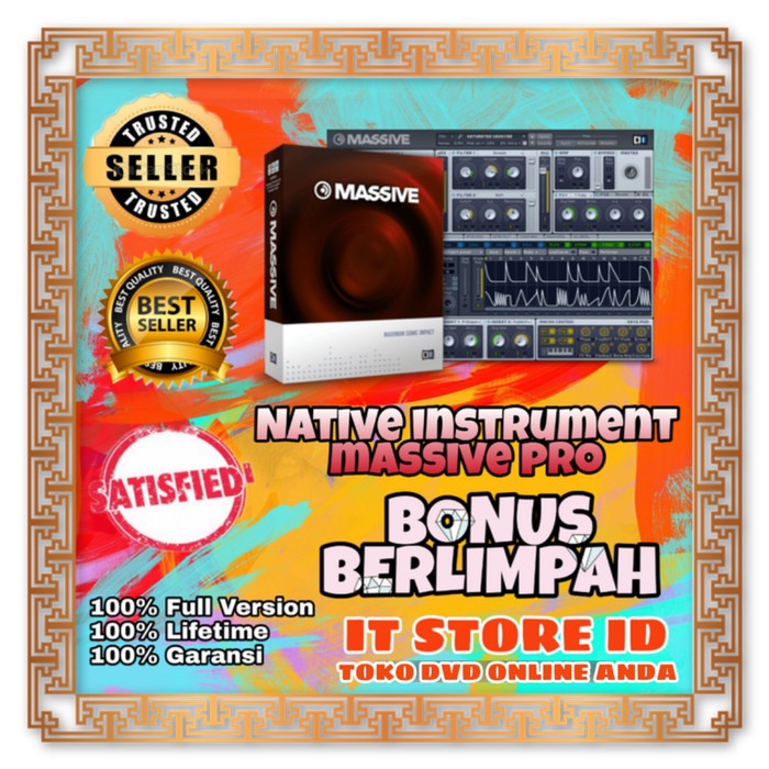 Jual PROMO Native Instrument Massive Plugin VST DVD Windows & Mac Shopee Indonesia