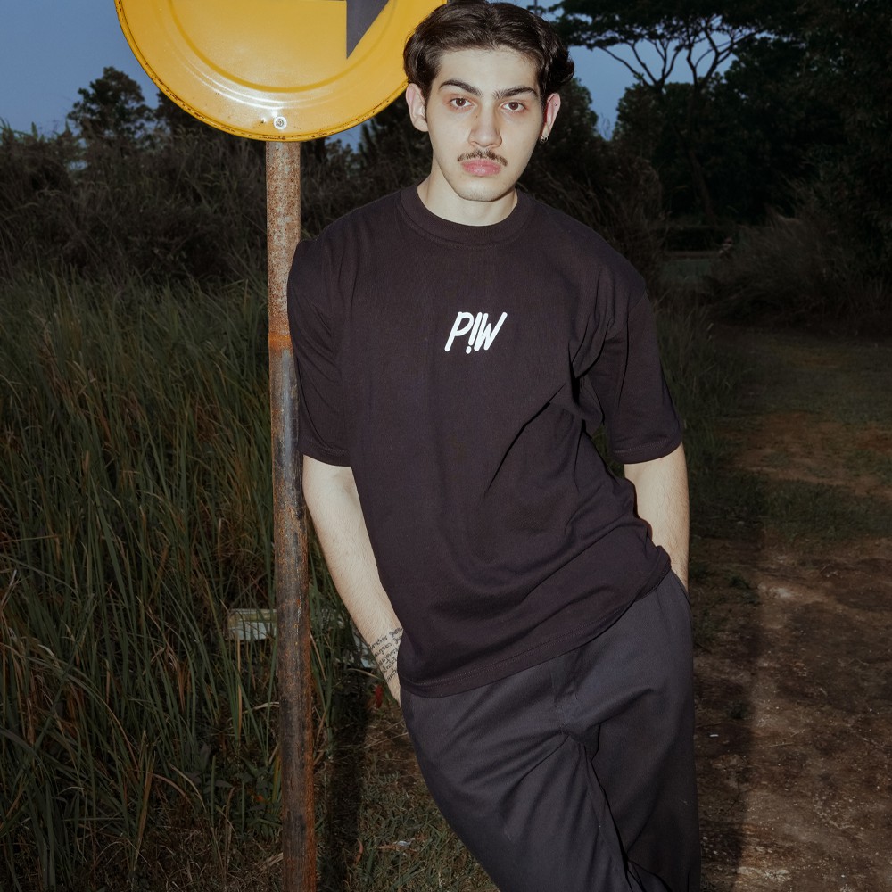 Jual Piw Heavyweight Oversized Tshirt Font Black | Shopee Indonesia