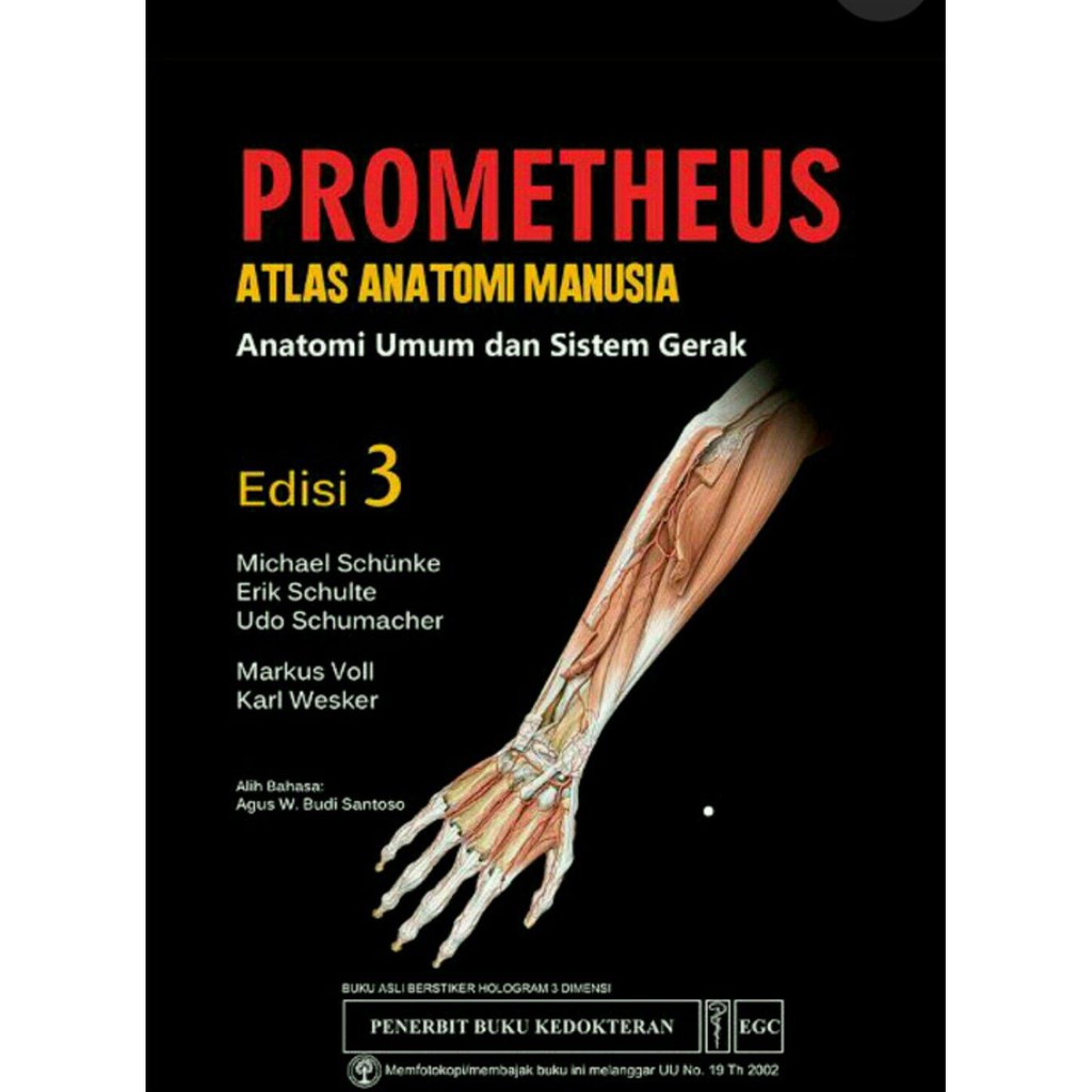 Jual PROMETHEUS Atlas Anatomi Sistem Gerak Edisi 3 sparepart murah ...