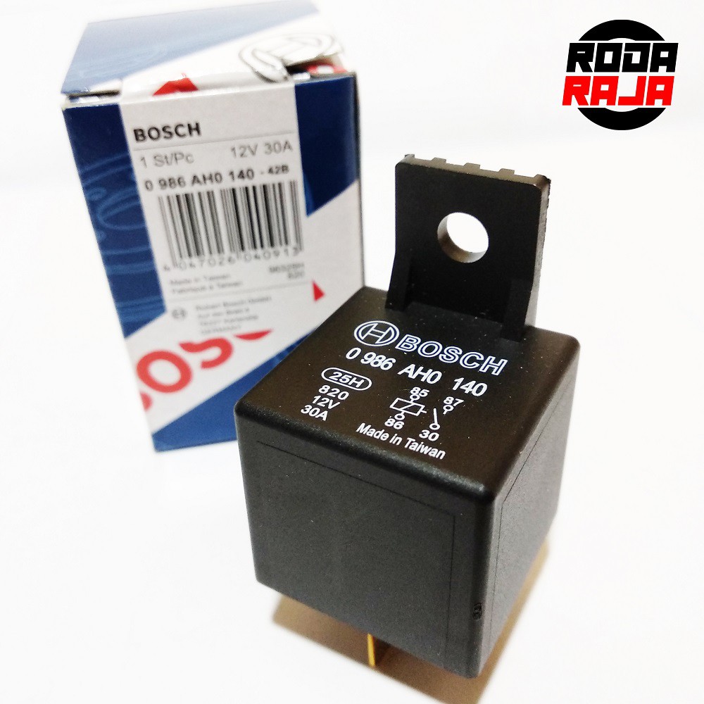 Jual Relay Klakson Bosch 12v 30A Kaki 4 Motor Mobil Bagus Asli Original