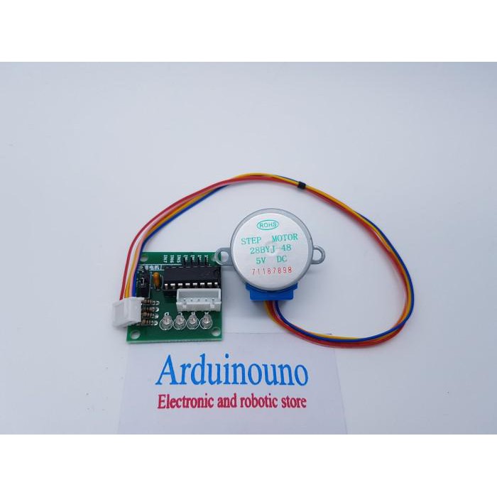 Jual STEPPER MOTOR 28BYJ48 5V + ULN2003 DRIVER BOARD 28BYJ-48 5 volt ...
