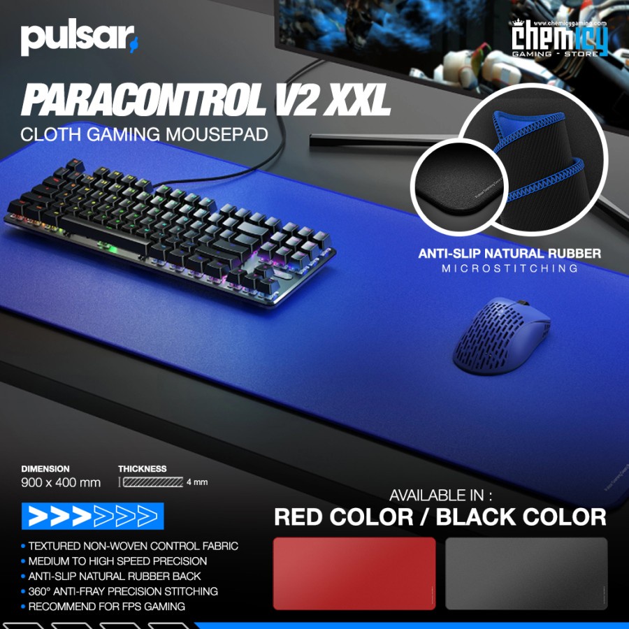 Jual Pulsar ParaControl V2 XXL Cloth Gaming Mousepad Shopee Indonesia