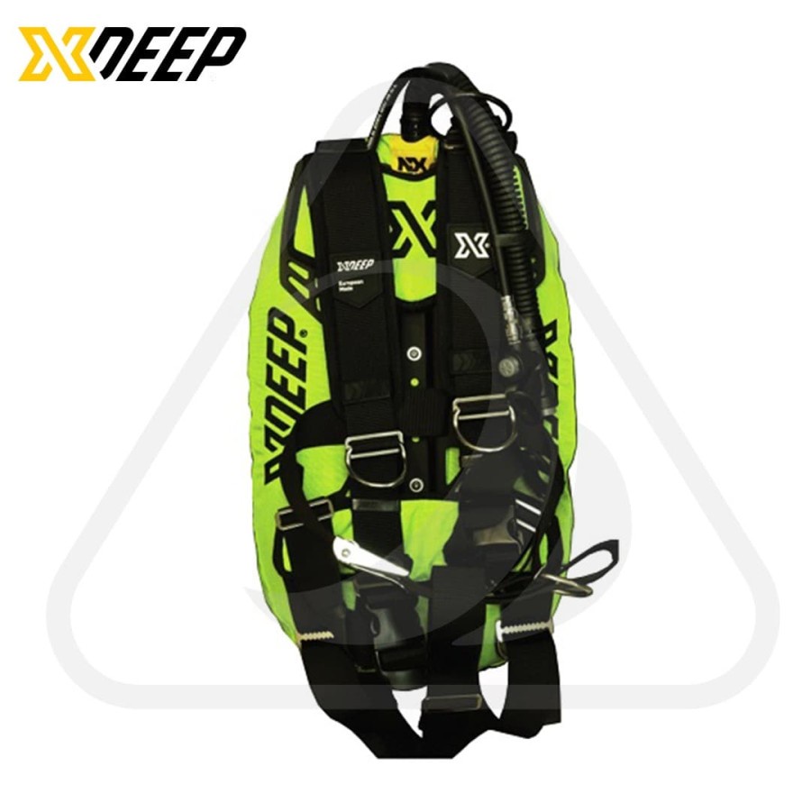 Jual Tech BCD Diving Backplate XDEEP NX Zen Deluxe Signature Lime Black