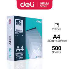 Jual KERTAS A4 70GSM DELI/KERTAS A4 MURAH | Shopee Indonesia