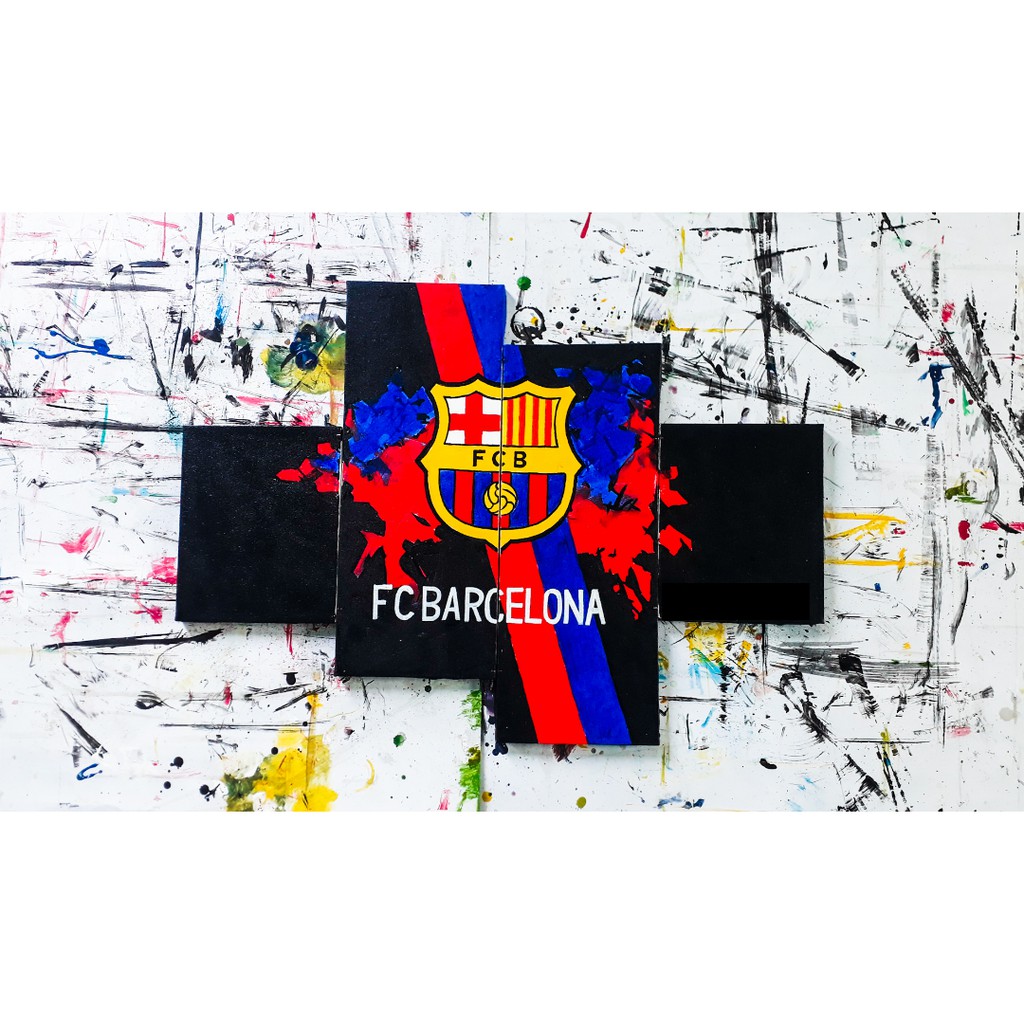 Jual Lukisan Barcelona Barca 1 Hiasan Dinding Merchandise | Shopee
